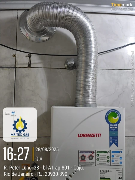 Conserto de aquecedor a gás na Ilha do Governador