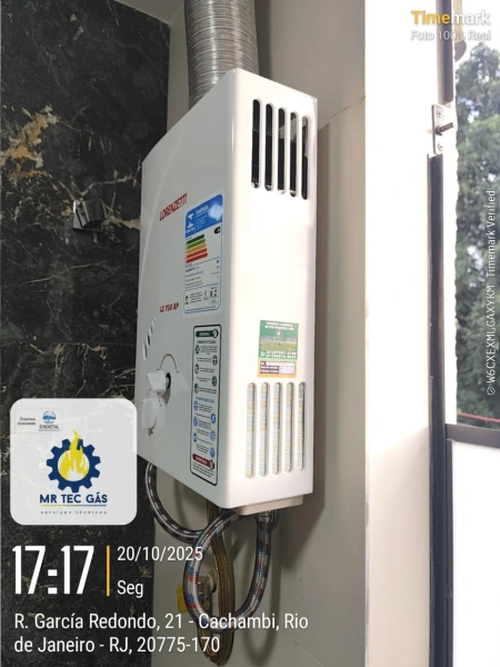 Instalação de aquecedores na Zona Sul