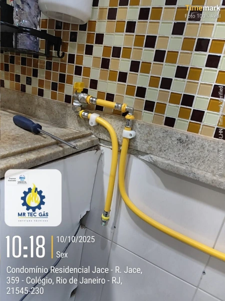 Teste de estanqueidade glp