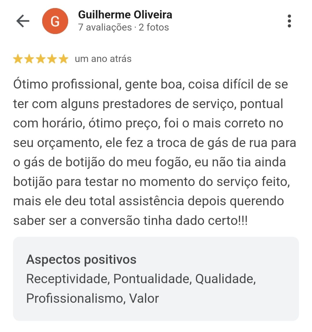 Cliente de Mr Tec Gas