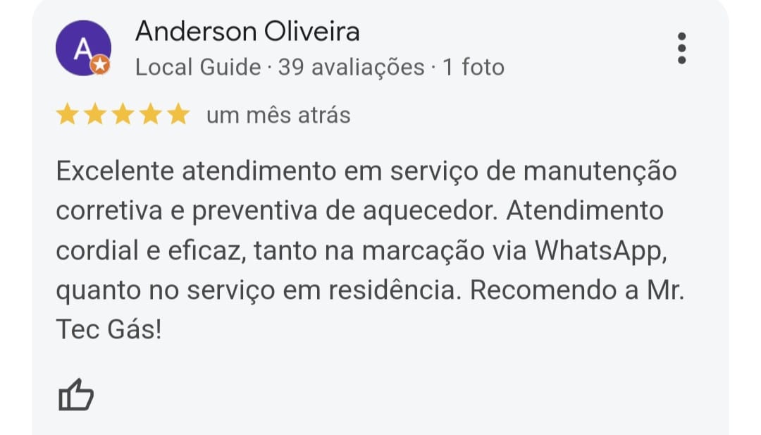 Cliente de Mr Tec Gas